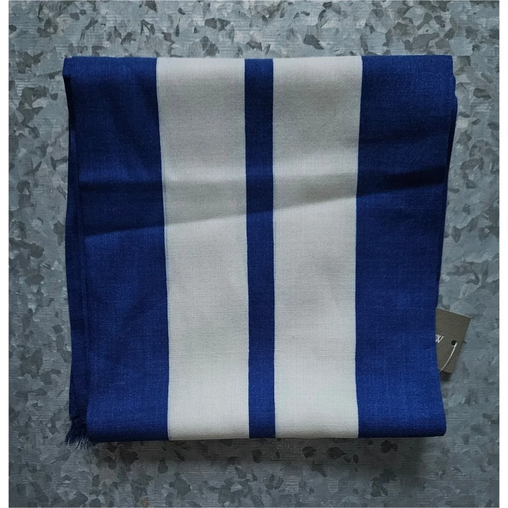 J.Crew Fringe-Trim Scarf in Wool-Silk Blend